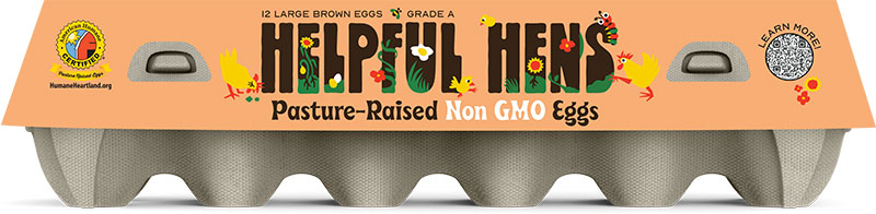 Helpful Hens Pasture-Raised Non-GMO Eggs
